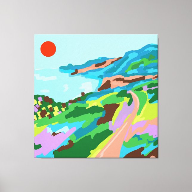 Lienzo Vivid Vistas (Anverso)