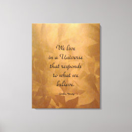 Lienzo Vivimos En Una Cita Universa - Cobre