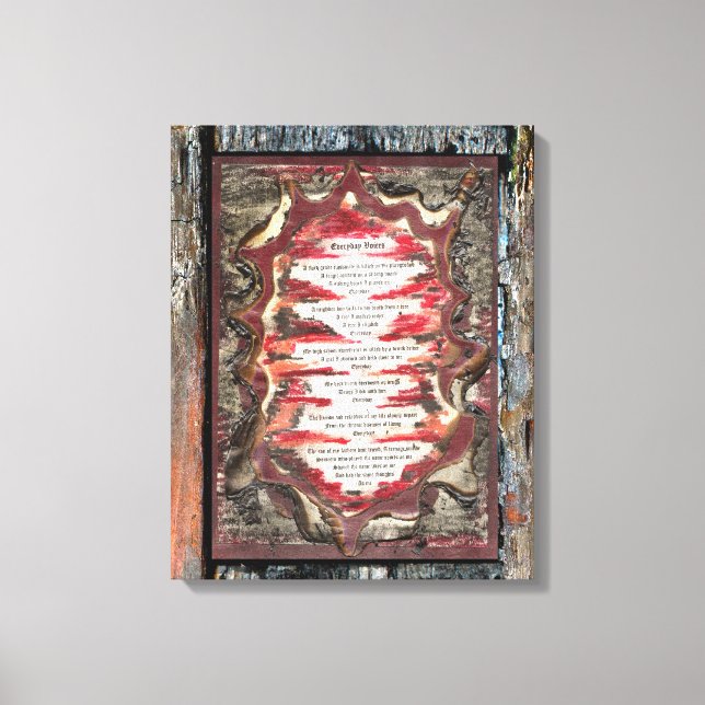 Lienzo Voces de Diario (Anverso)