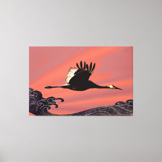 Lienzo Volando por los océanos