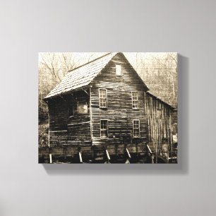 Lienzo Volante de agua de cosecha