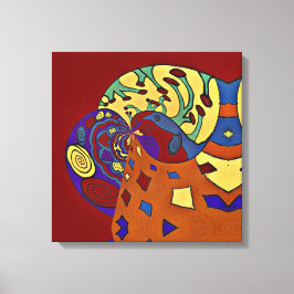 Lienzo Volar hacia arriba