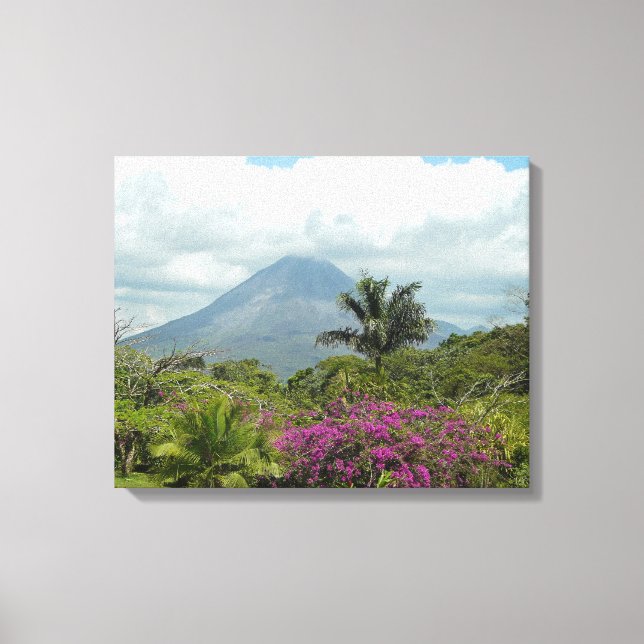 Lienzo Volcán Arenal - Costa Rica (Anverso)