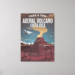 Lienzo Volcán Arenal personalizado poster