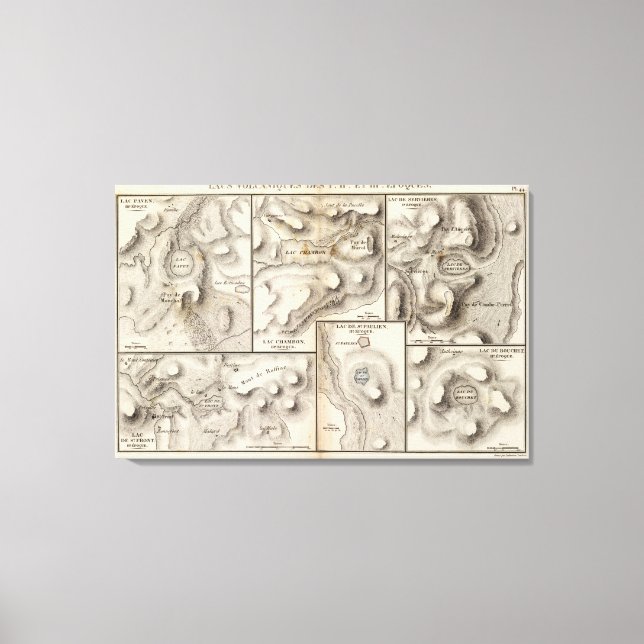 Lienzo Volcánicos de Lacs (Anverso)