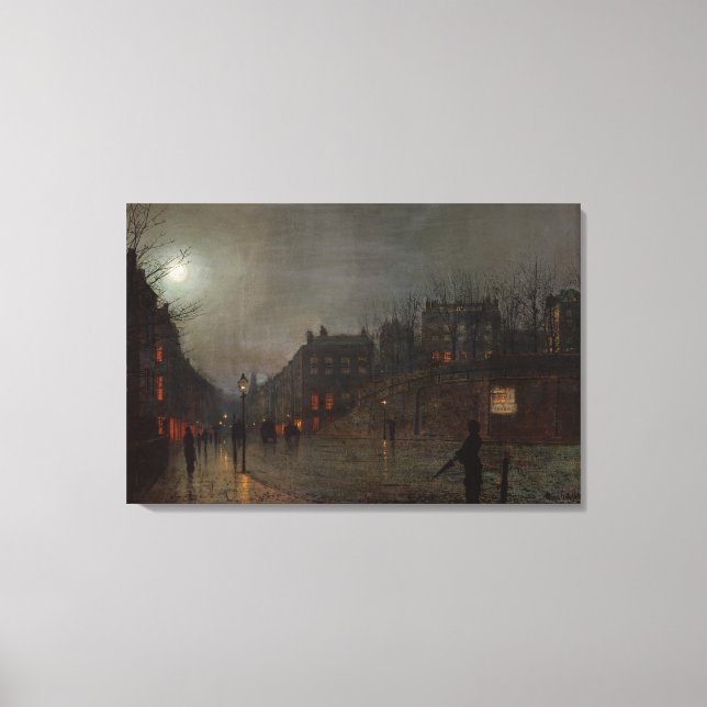 Lienzo Volviendo a casa al atardecer, 1882 (Anverso)