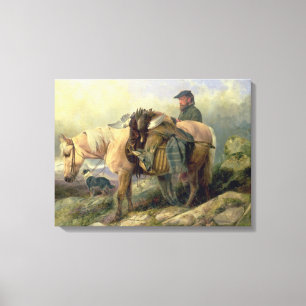 Lienzo Volviendo de la colina, 1868