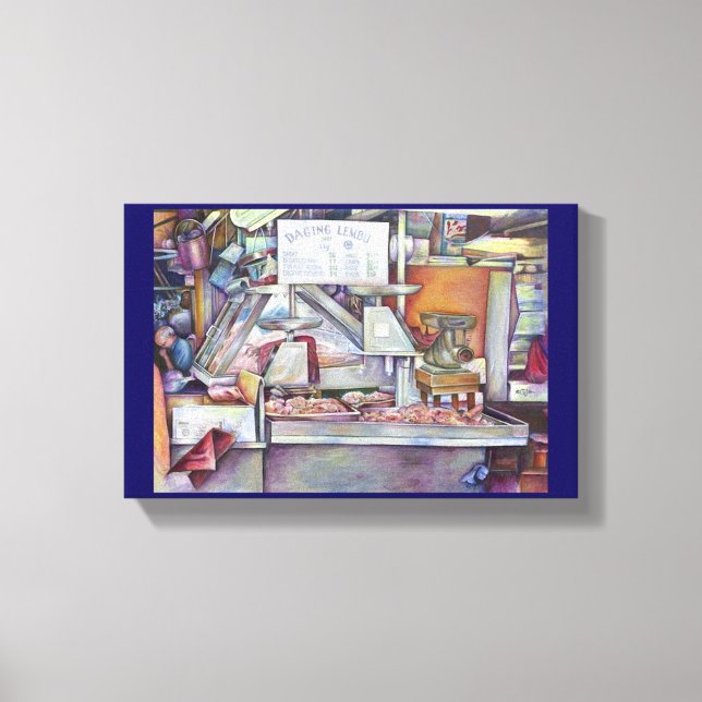 Lienzo Volviendo En Diez Minutos Olvidaron El Cumpleaños  (Anverso)