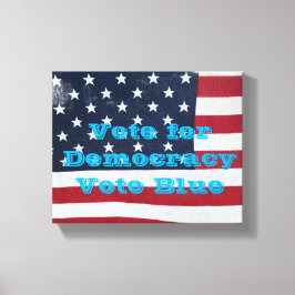 Lienzo Votar por la democracia