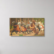 Vuelo de Charles el audaz a caballo