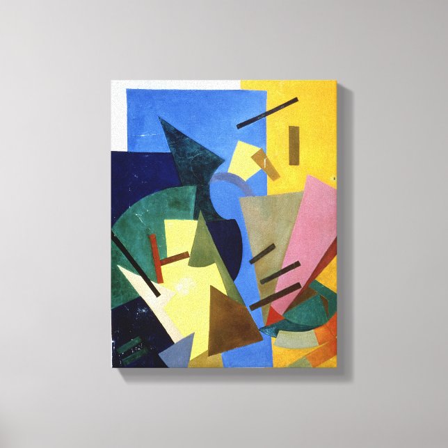 Lienzo Vuelo de un avión, 1916 (Anverso)