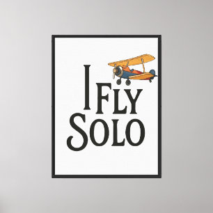 Lienzo Vuelo en Solitario: Espíritu Audaz