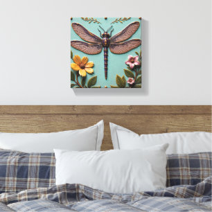 Lienzo Vuelo majestuoso de Anisoptera