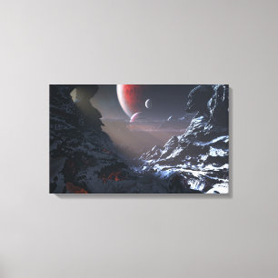 Lienzo Vulcano (Nieve) (Triptych)