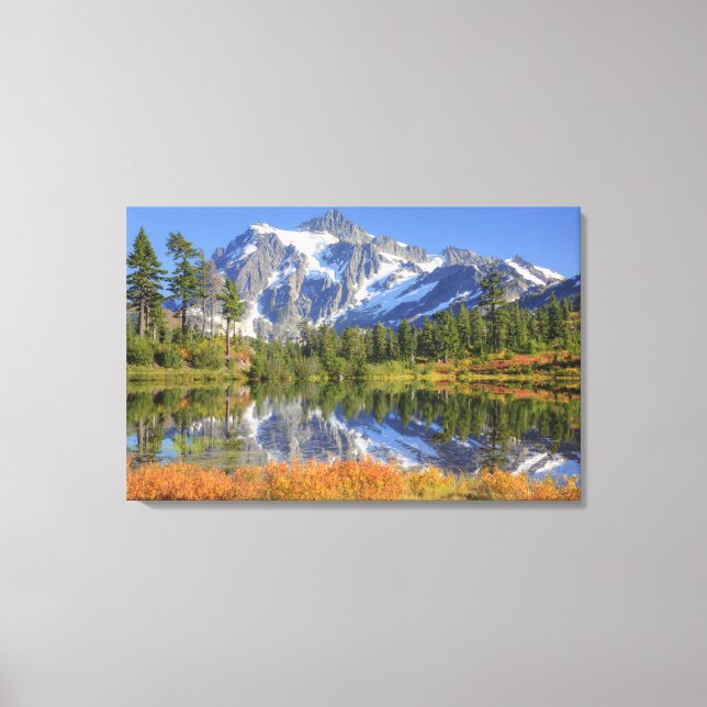 Lienzo WA, Área De Recreación De Heather Meadows, Mt. (Anverso)