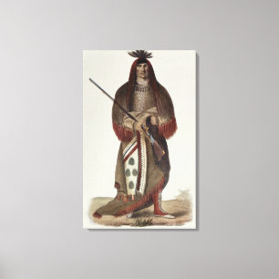 Lienzo Wa-Na-TA o "el cargador", jefe magnífico