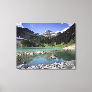 Lienzo WA, Okanogan NF, lago Lewis y pico Black