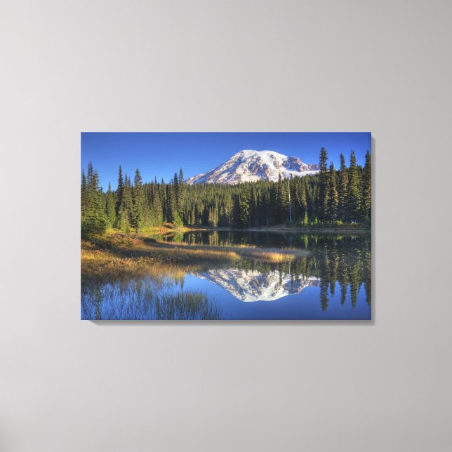 Lienzo WA, Parque Nacional Mt. Rainier, Mt. Rainier (Anverso)