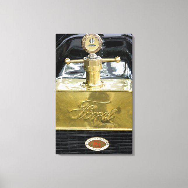 Lienzo WA, Seattle, automóvil americano clásico. (Anverso)