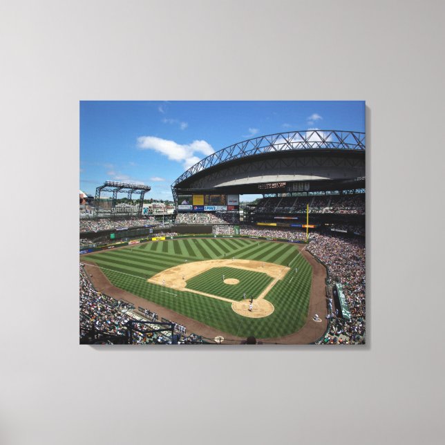 Lienzo WA, Seattle, Safeco Field, béisbol Mariners (Anverso)