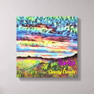 Lienzo Wa-Wo Wave NFT Art Collection CLOUDY CARDS 23/30