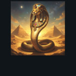 Lienzo Wadjet – Egyptian Cobra Goddess<br><div class="desc">Wadjet is a cobra goddess in Egyptian mythology and a protector of the pharaoh and Lower Egypt. She represents protection,  power,  and royal authority.</div>