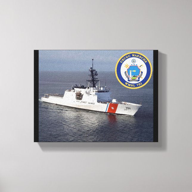 Lienzo Waesche USCGC (WMSL-751) (Anverso)