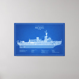 Lienzo Wagb-11 del Mar Polar de corte USCG - ABD
