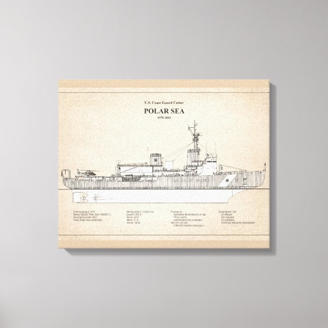 Lienzo Wagb-11 del Mar Polar de corte USCG - SBD (Anverso)