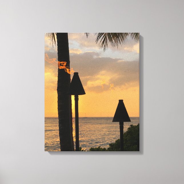 Lienzo Waikiki Tiki Torturas (Anverso)