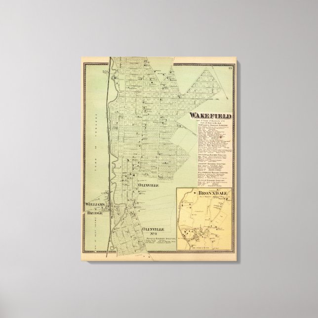 Lienzo Wakefield, Bronxdale (Anverso)