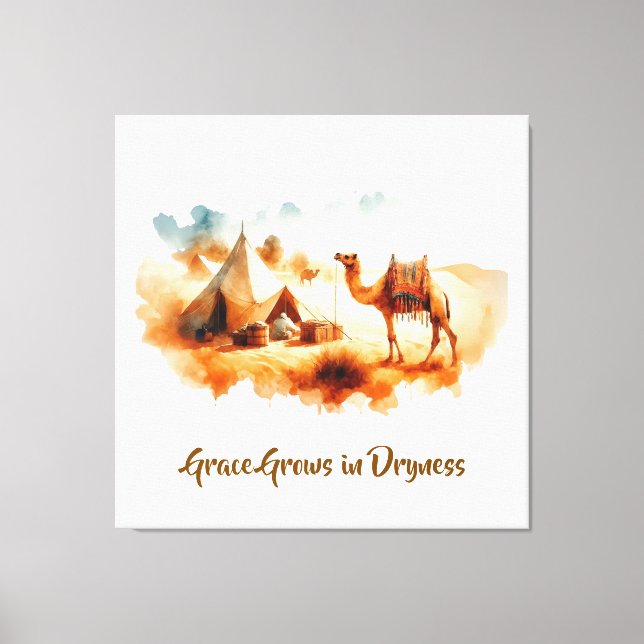 Lienzo Wall art Desert Painting (Anverso)