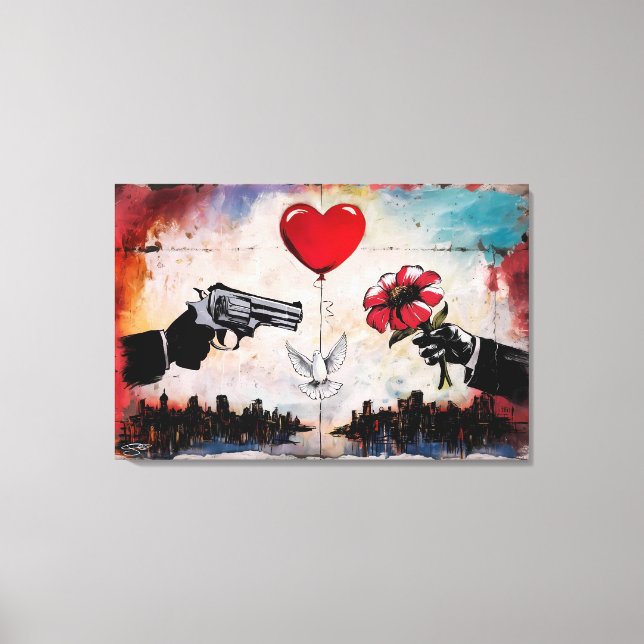 Lienzo Wall of Dissension (Anverso)