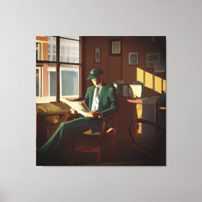 Lienzo Wall Street Analyst (Anverso)