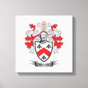Lienzo Walsh Coat of Arms