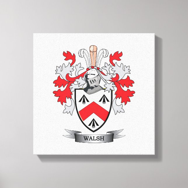 Lienzo Walsh Coat of Arms (Anverso)