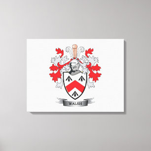 Lienzo Walsh-Coat-of-Arms