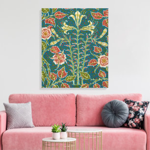 Lienzo Walter Crane Vintage Lily y Rosa Floral