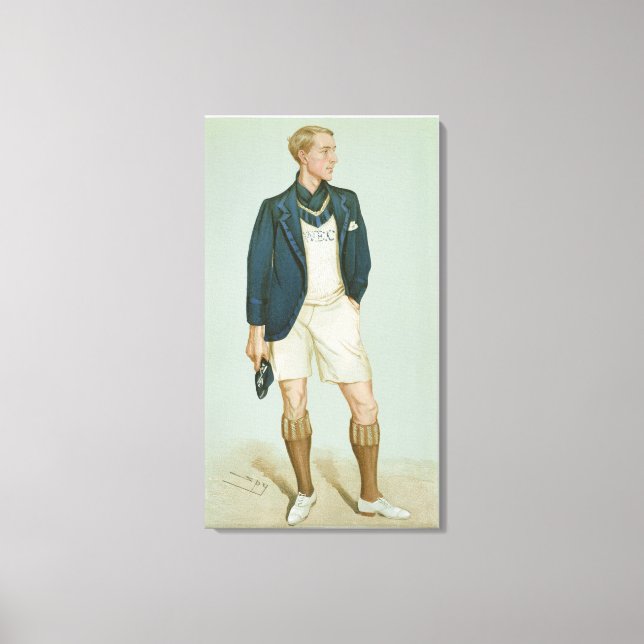 Lienzo Walter Erskine-Crum, ilustracion de 'Hombres de la (Anverso)