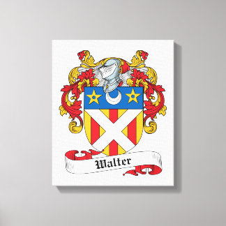 Lienzo Walter Family Crest