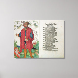 Lienzo Wandalus, Rey del 'Wenden', de 'The Origin o