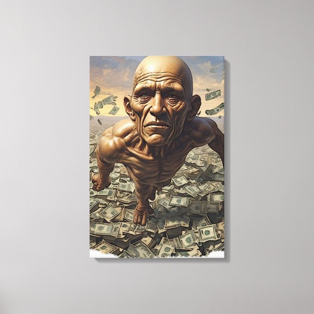 Lienzo Wandering Through Life  (Anverso)