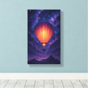 Lienzo Wanderlust Universe - Aventura Surreal de Viajes