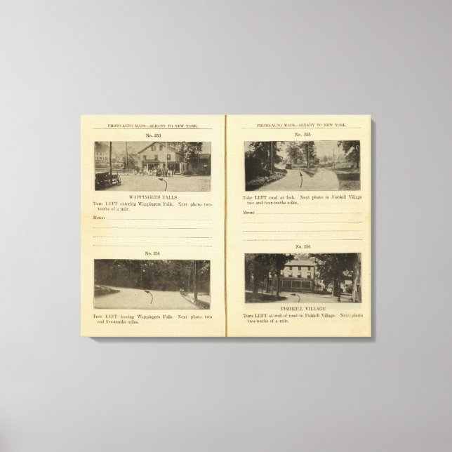 Lienzo Wappingers cae en la aldea de Fishkill (Anverso)