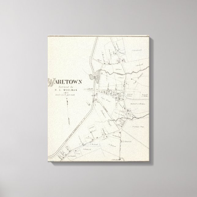 Lienzo Waretown, Nueva Jersey (Anverso)