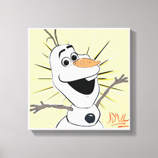 Lienzo Warm Hugs Snowman Canvas Print Wall Art