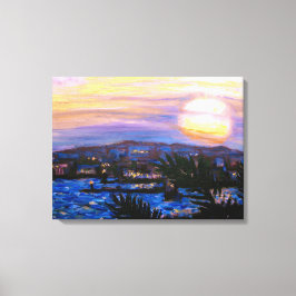 Lienzo Warm Seas Sunset