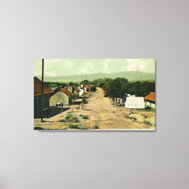 Lienzo Warners Hot Springs ViewCondado de San Diego, CA (Anverso)