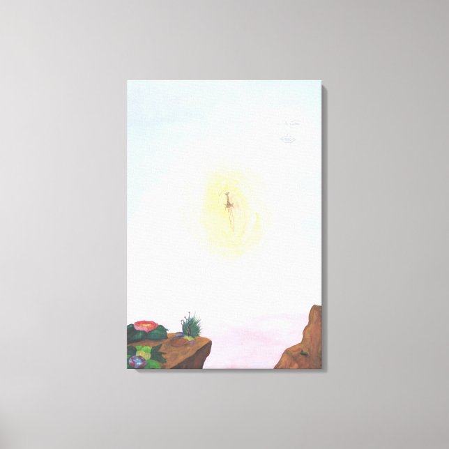 Lienzo Wartercolor fantástico mundo un maravilloso cuento (Anverso)