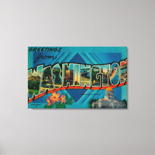 Lienzo Washington - escenas grandes 2 de la letra